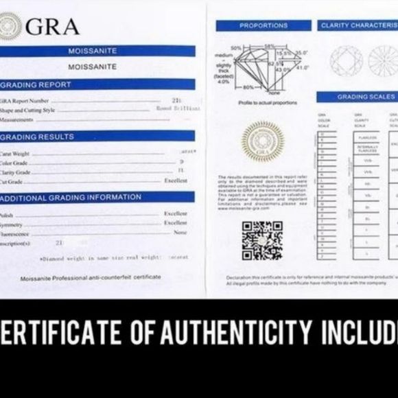 Beautiful Genuine Moissanite Earrings 18k Gold over Sterling Silver ✨️ - Picture 6 of 11